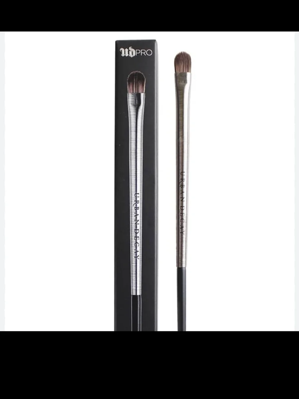 Urban Decay Small Flat Eyeshadow Brush Moondust E-210 Brush NIB